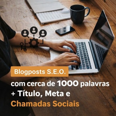 Crio artigo SEO com cerca de 1000 palavras, título, meta e chamadas sociais por R$170