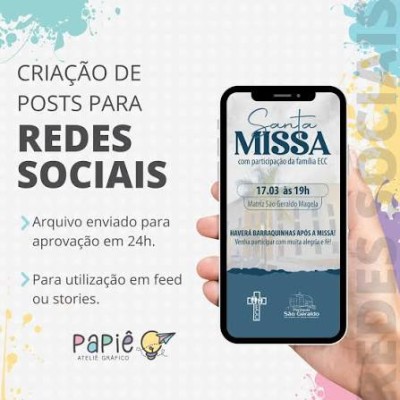 Criar um post sobre em cima de rede social