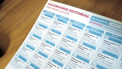 Irei criar um planejamento diário de posts para seu Instagram