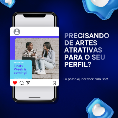 Eu vou criar Posts Profissionais para o seu negócio!