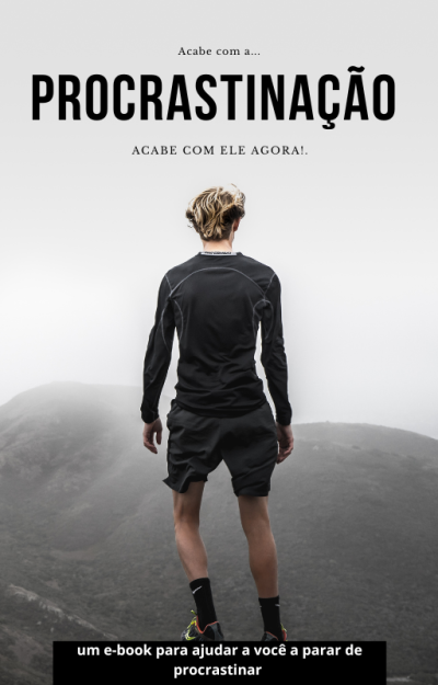 Crio um e-book sobre procrastinação (30 página) por 100 reais.