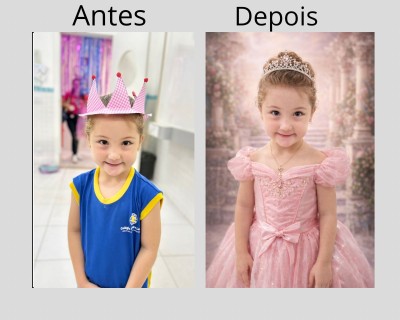 Transformação de Fotos (Antes e Depois) 
