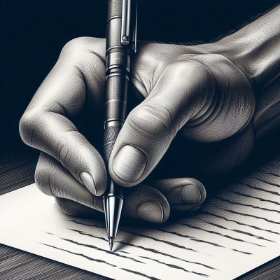 Redação de um texto de qualquer tipo. No máximo 500 palavras