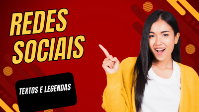 Eu vou fazer legendas e textos para suas redes sociais