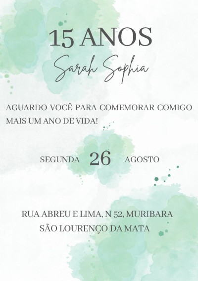 Faço convites por R$10,00