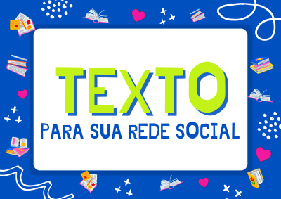 Irei criar um texto para sua rede social no tamanho que desejar.