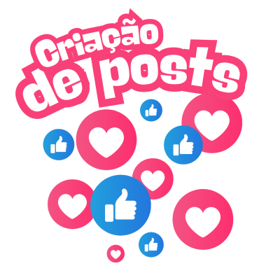 Faço criação de posts para redes sociais