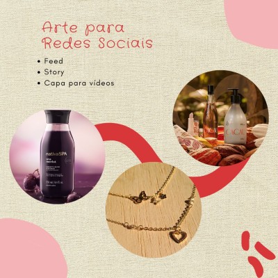Eu vou criar uma arte para redes sociais por R$ 15,00 cada.