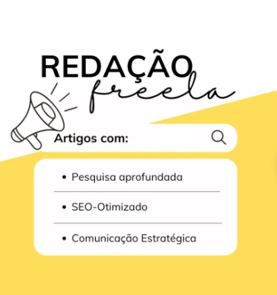 Artigo com 500 palavras por 40 reais.